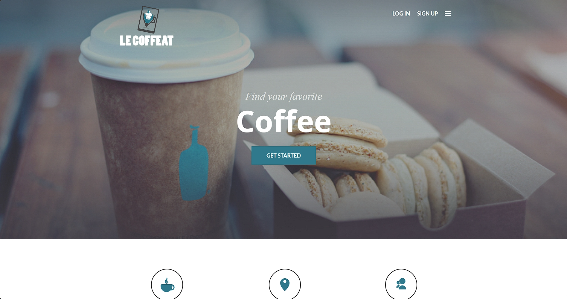 咖啡甜点店铺信息网页模板-柒伍零丨网络资源社区