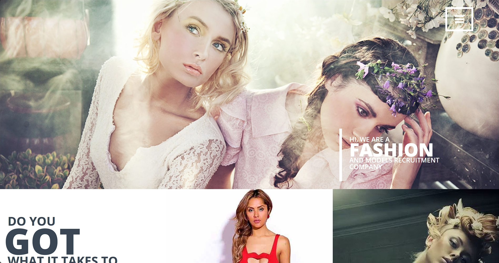 时尚潮流服饰介绍网页模板-柒伍零丨网络资源社区