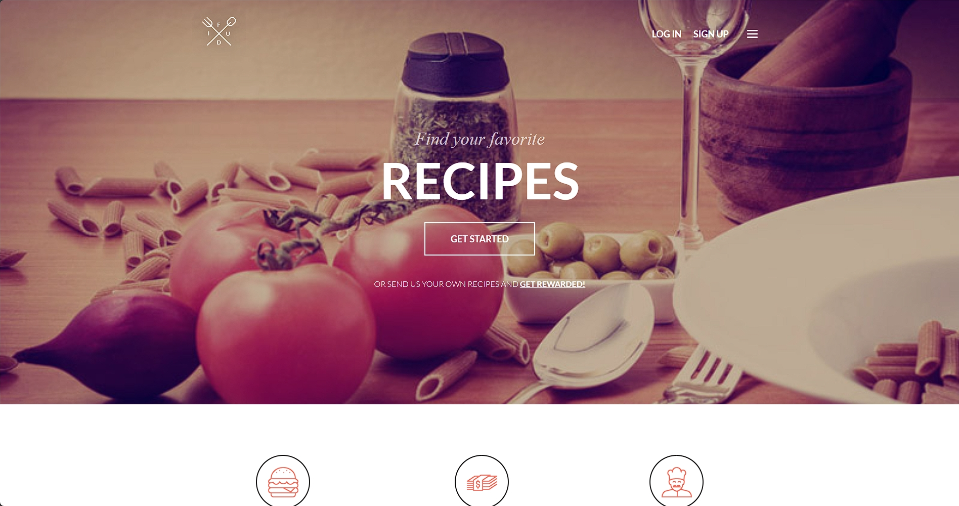 餐饮食材食谱多屏手机网页模板-柒伍零丨网络资源社区