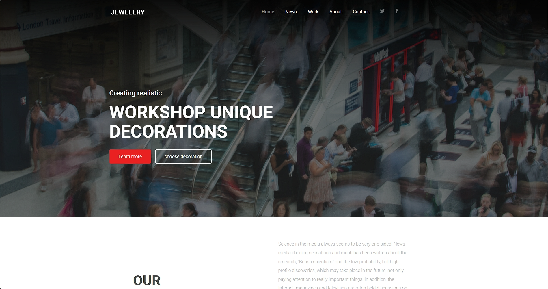 珠宝首饰介绍响应式网页模板-柒伍零丨网络资源社区