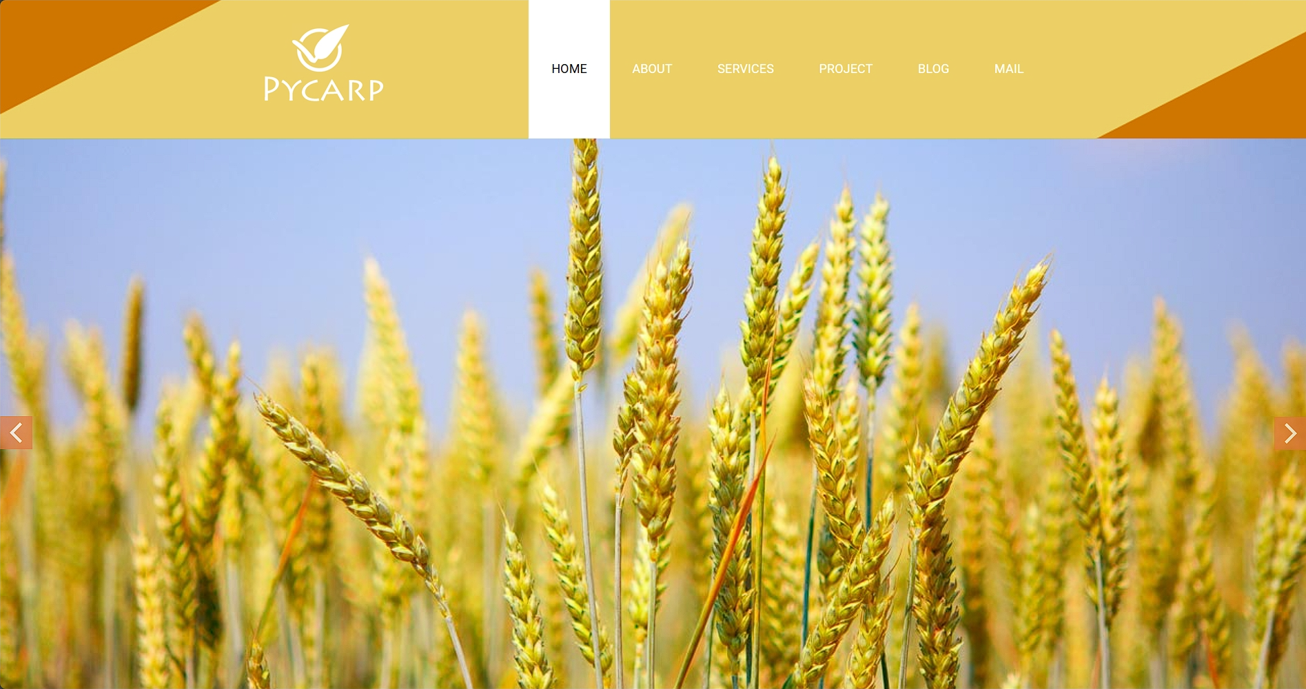 黄金农业科技响应式网页模板-柒伍零丨网络资源社区