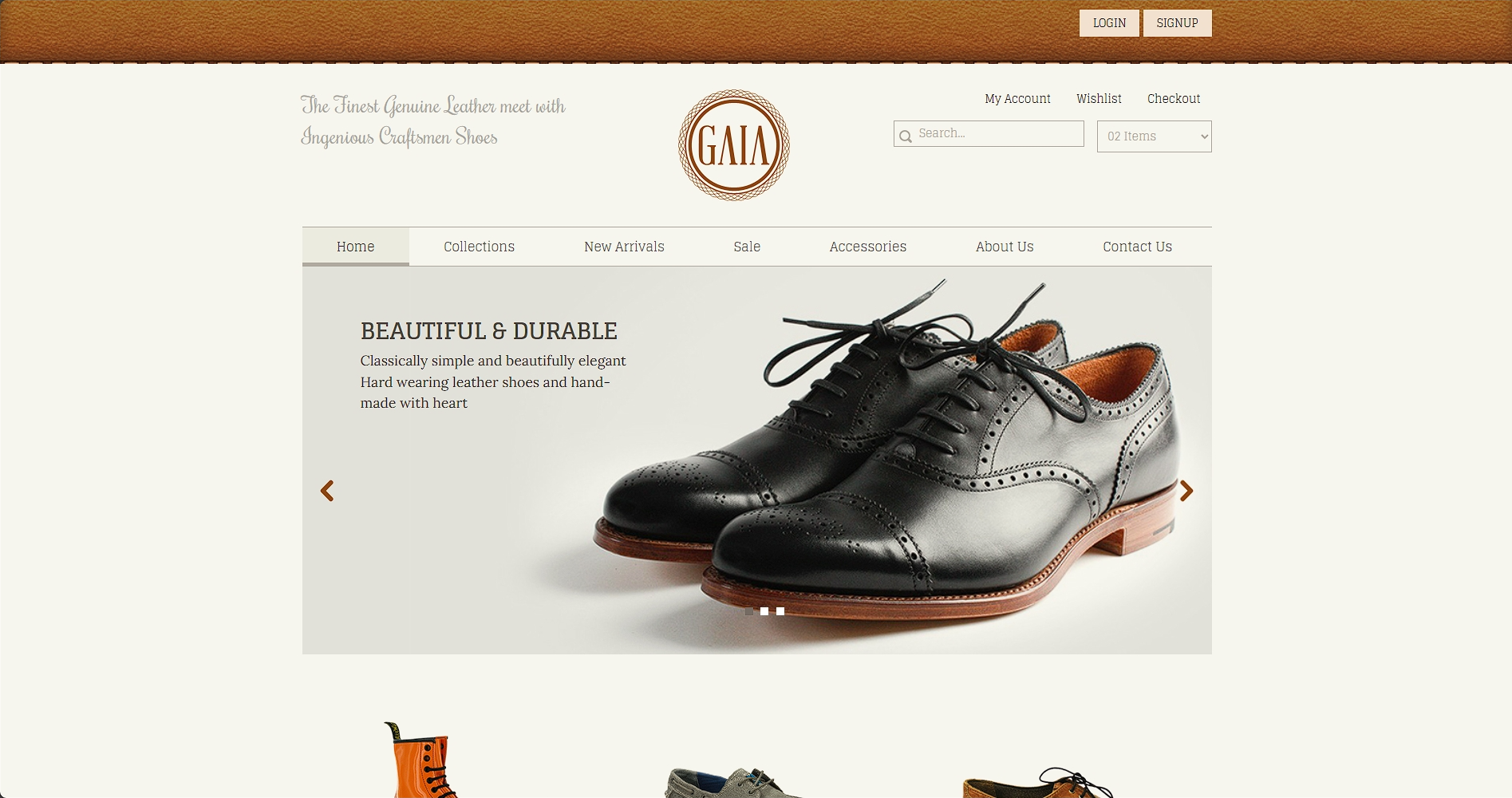 皮鞋网上商城响应式网页模板-柒伍零丨网络资源社区