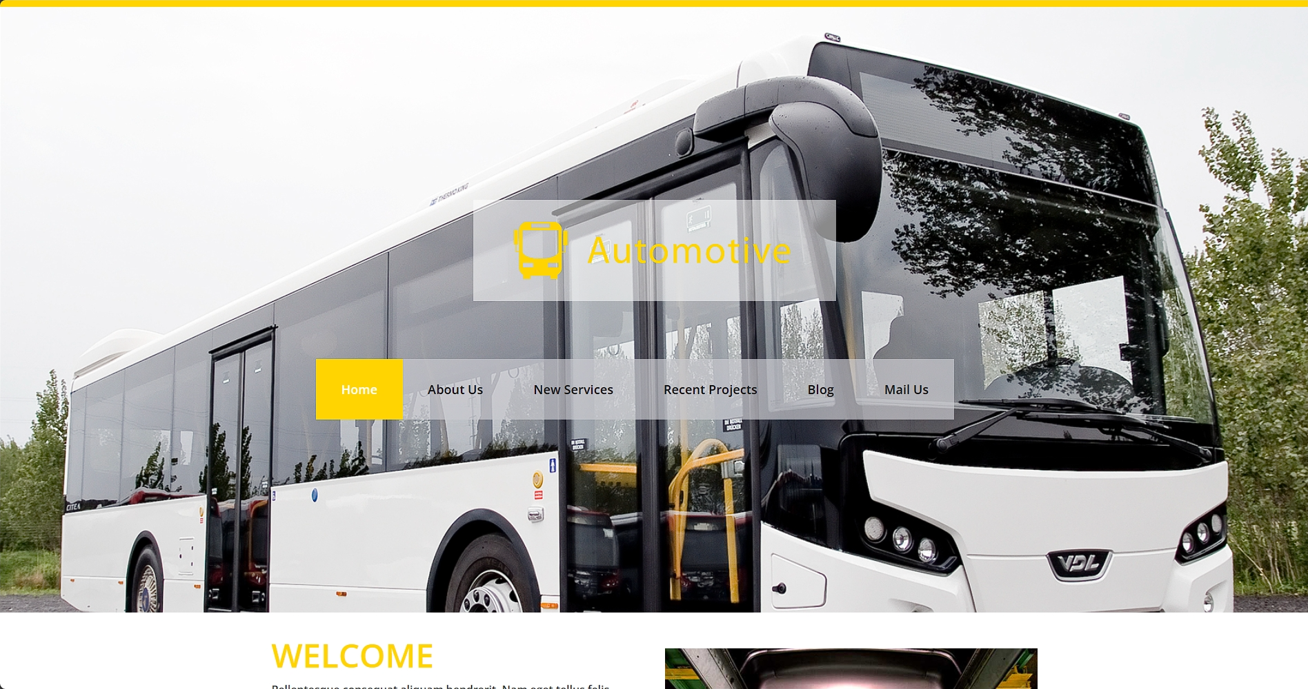 大型巴士生产介绍响应式网页模板-柒伍零丨网络资源社区