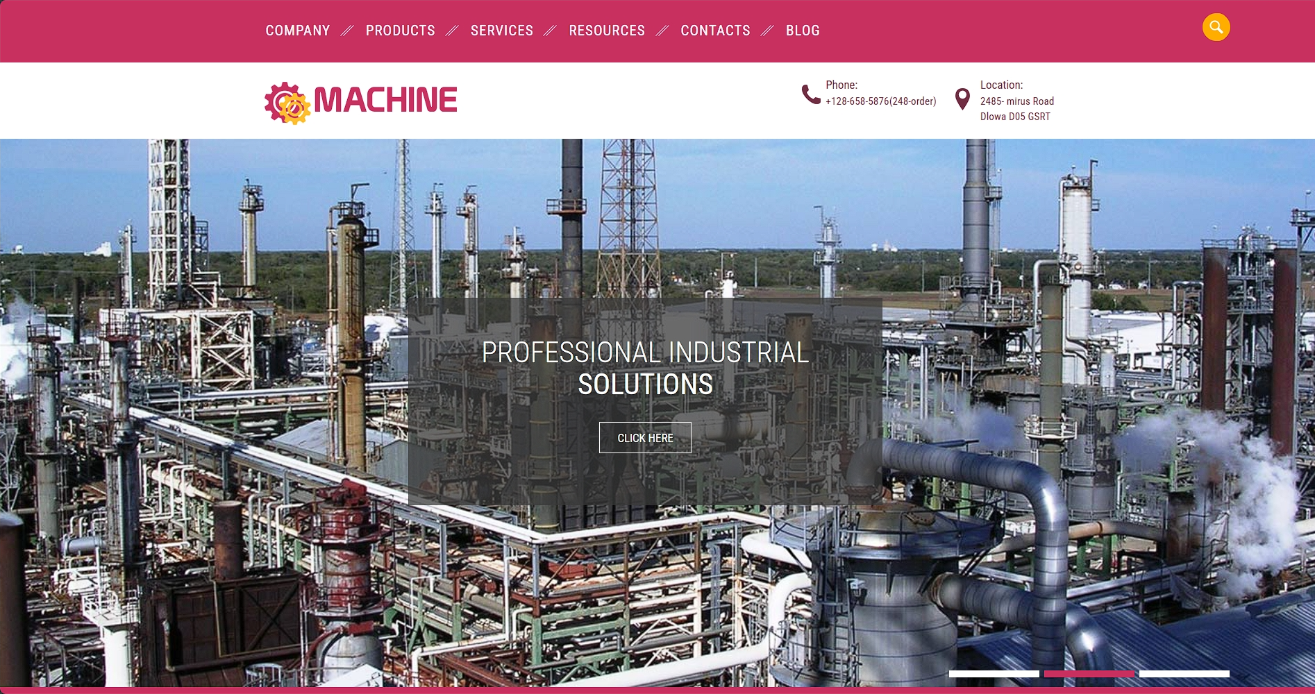 现代工业机器响应式网页模板-柒伍零丨网络资源社区