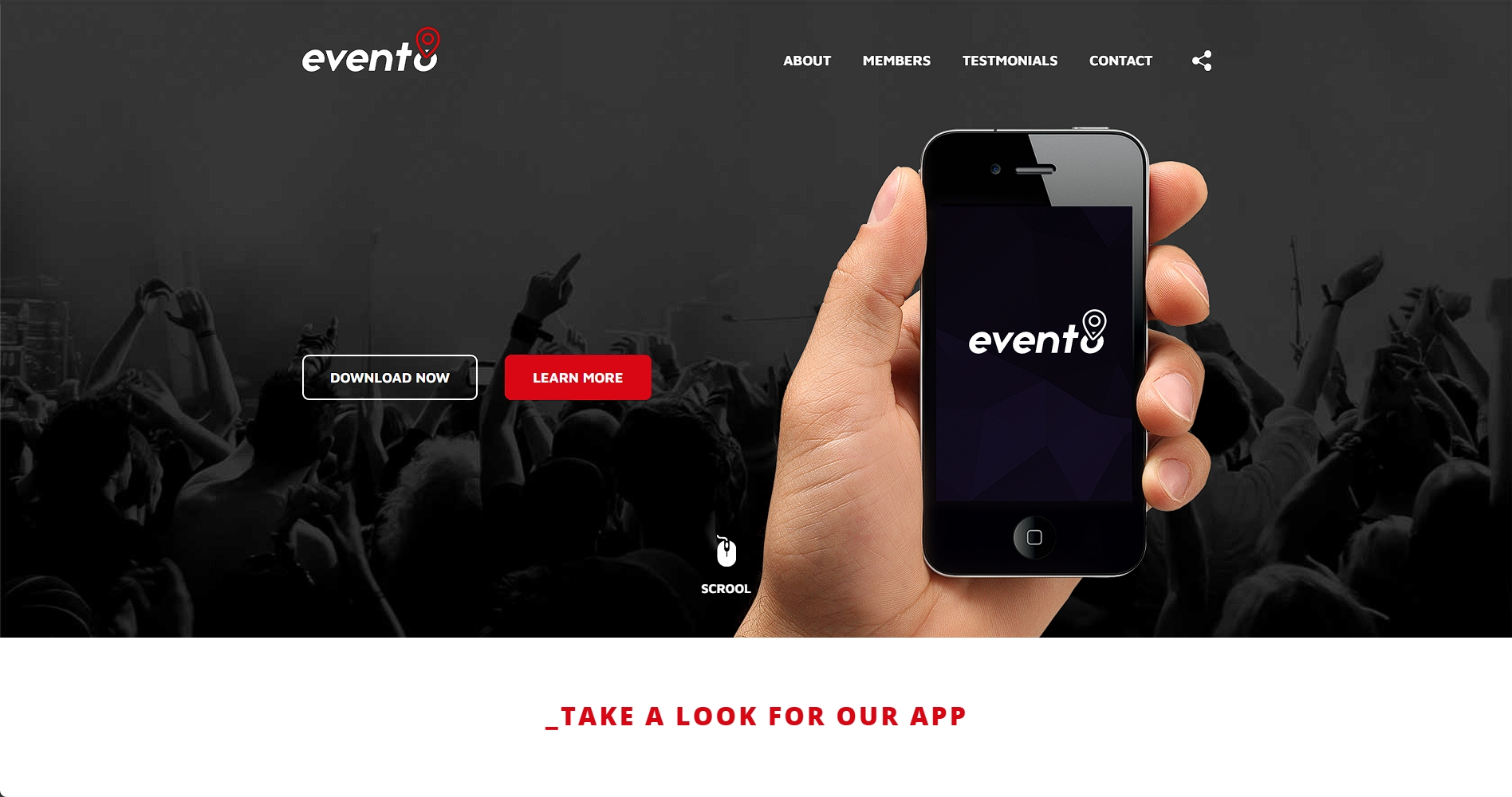 手机APP介绍自适应网页模板-柒伍零丨网络资源社区