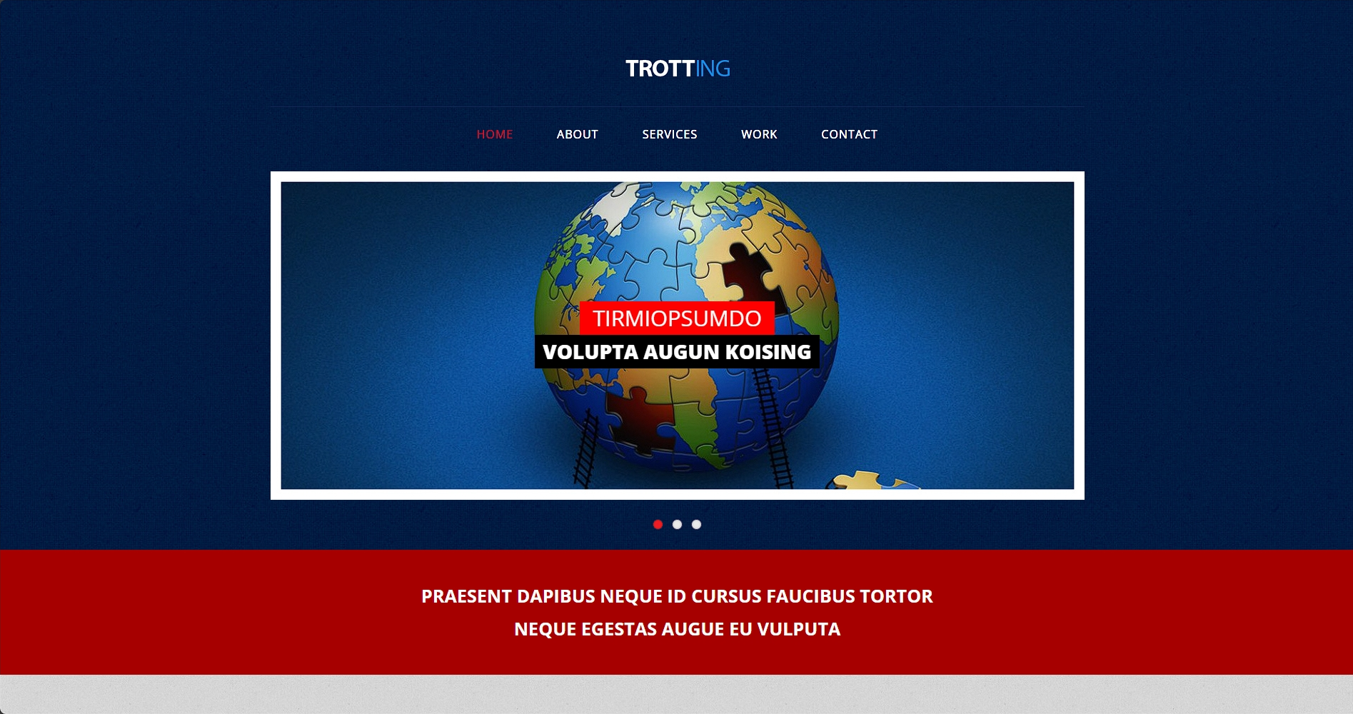 蓝色环球旅行响应式网页模板-柒伍零丨网络资源社区