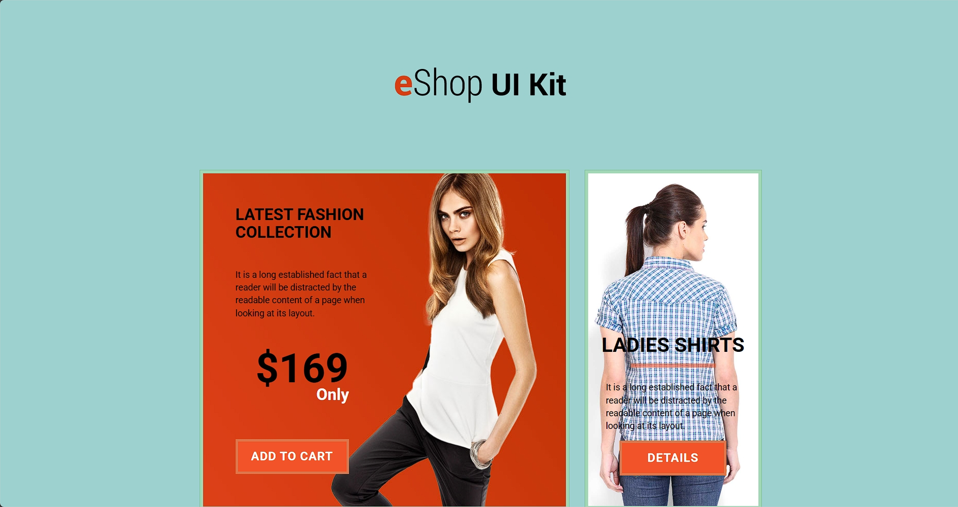 网店购物组件响应式网页模板-柒伍零丨网络资源社区