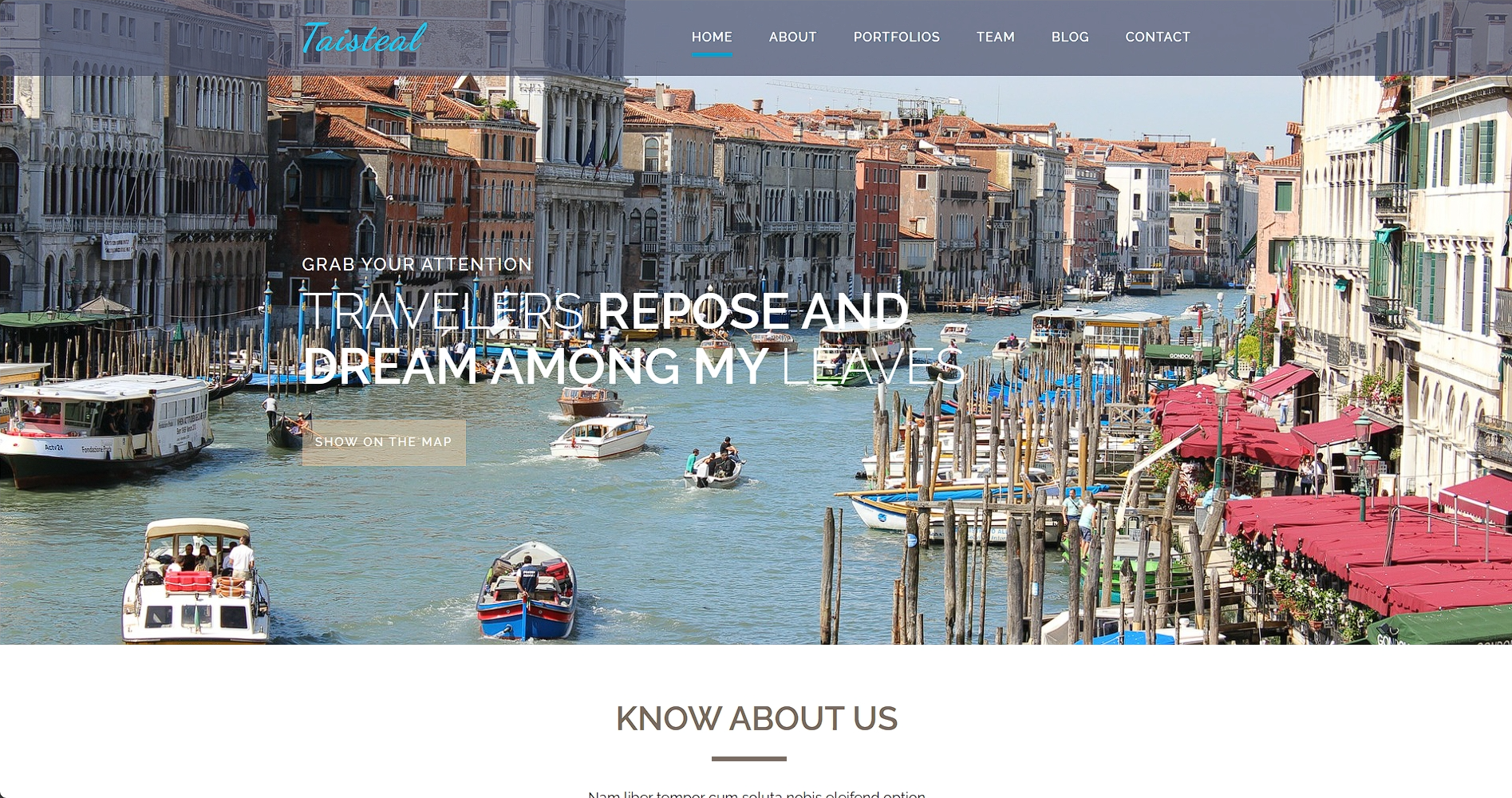 海岸城市旅行响应式网页模板-柒伍零丨网络资源社区