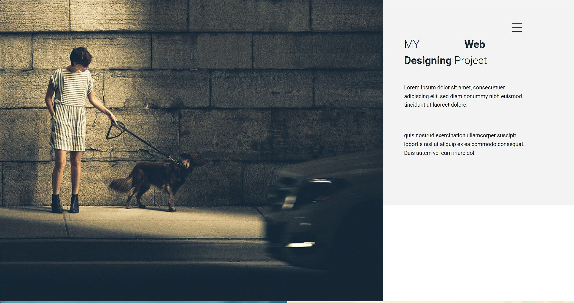 个性信息区块响应式网页模板-柒伍零丨网络资源社区