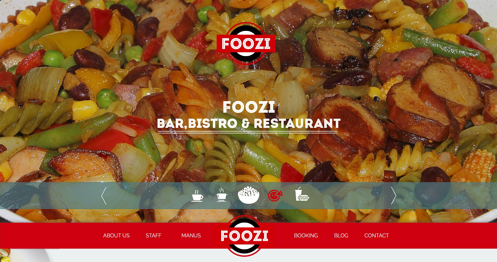 餐馆厨师介绍响应式网页模板-柒伍零丨网络资源社区