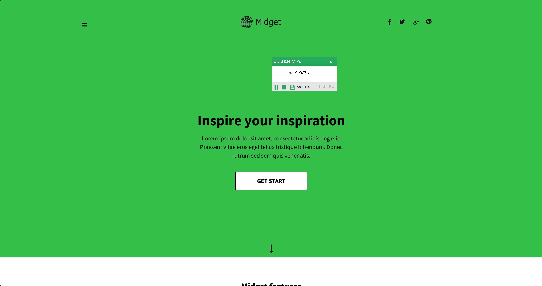 绿色软件产品响应式网页模板-柒伍零丨网络资源社区