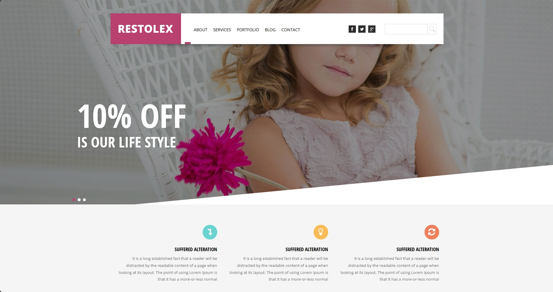 家居装修案例展示响应式网页模板-柒伍零丨网络资源社区