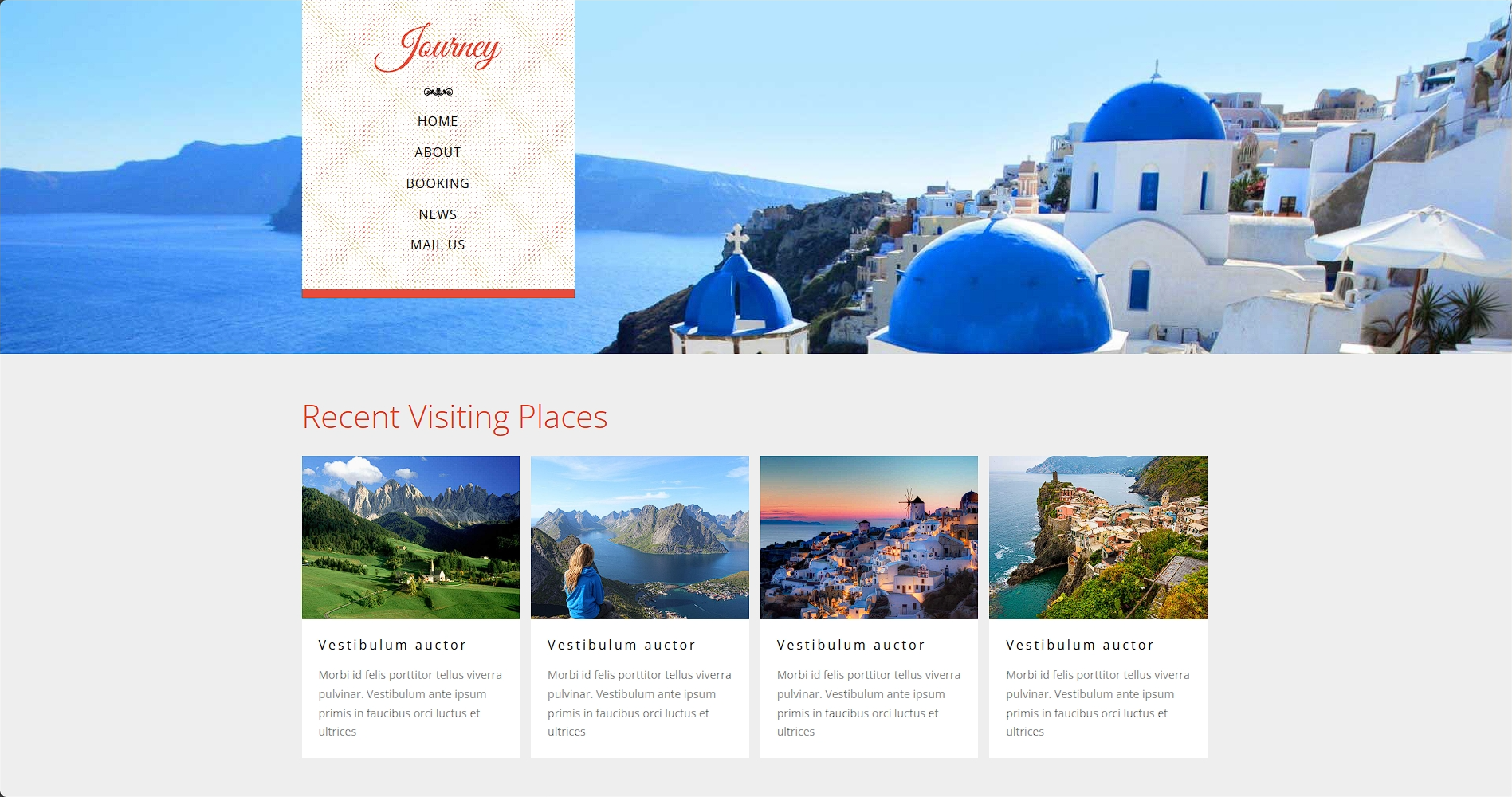 景点旅行指南响应式网页模板-柒伍零丨网络资源社区