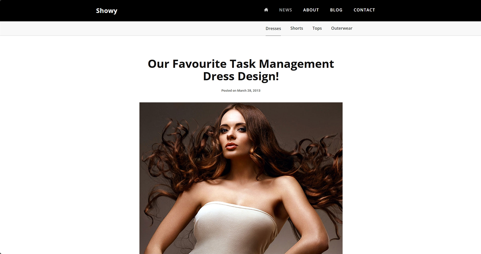 高端时尚日志响应式网页模板-柒伍零丨网络资源社区