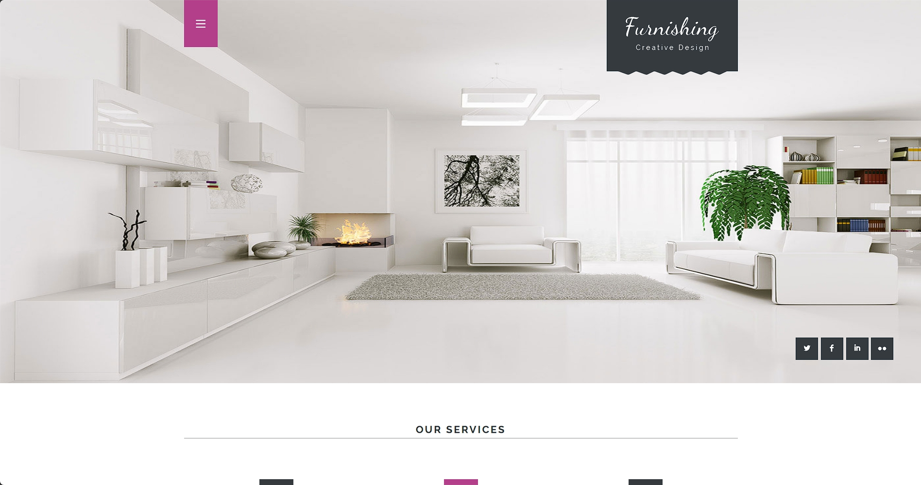 典雅家居设计响应式网页模板-柒伍零丨网络资源社区