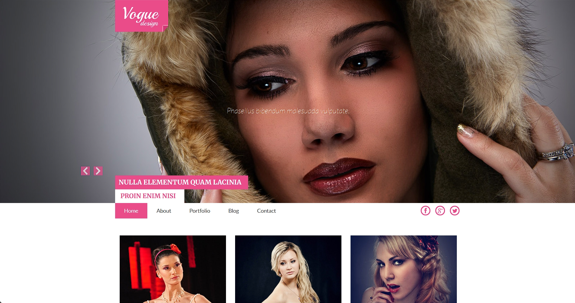 时尚设计师响应式网页模板-柒伍零丨网络资源社区