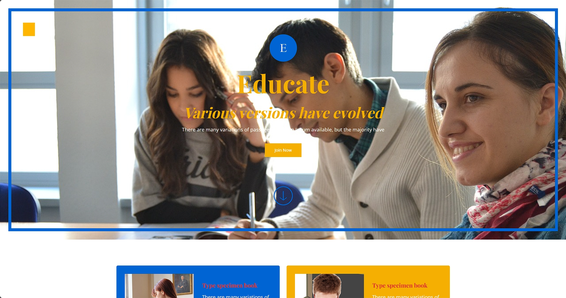 教育辅导机构响应式网页模板-柒伍零丨网络资源社区