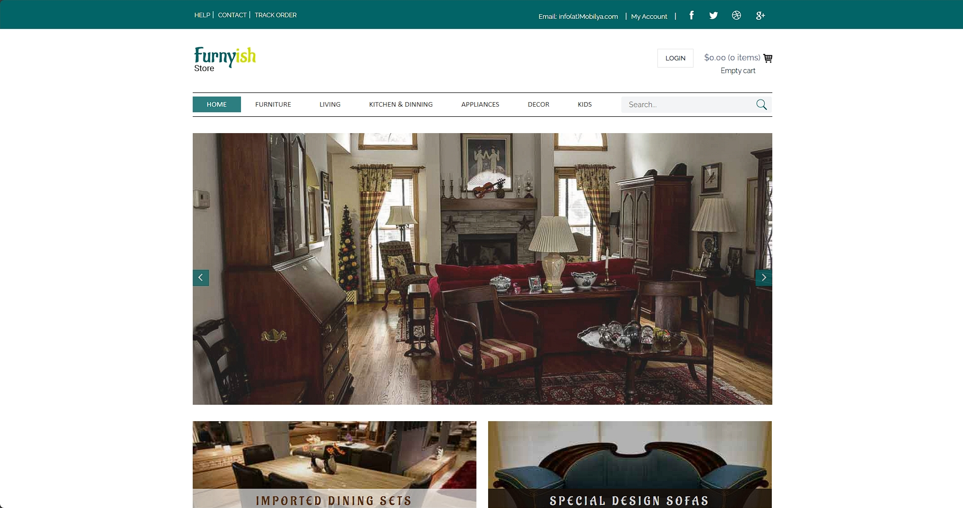 家居家具网上商城响应式网页模板-柒伍零丨网络资源社区