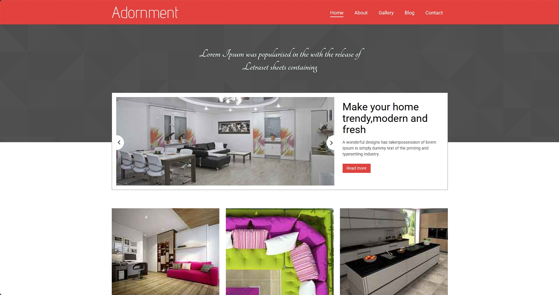 家居家具装饰响应式网站模板-柒伍零丨网络资源社区