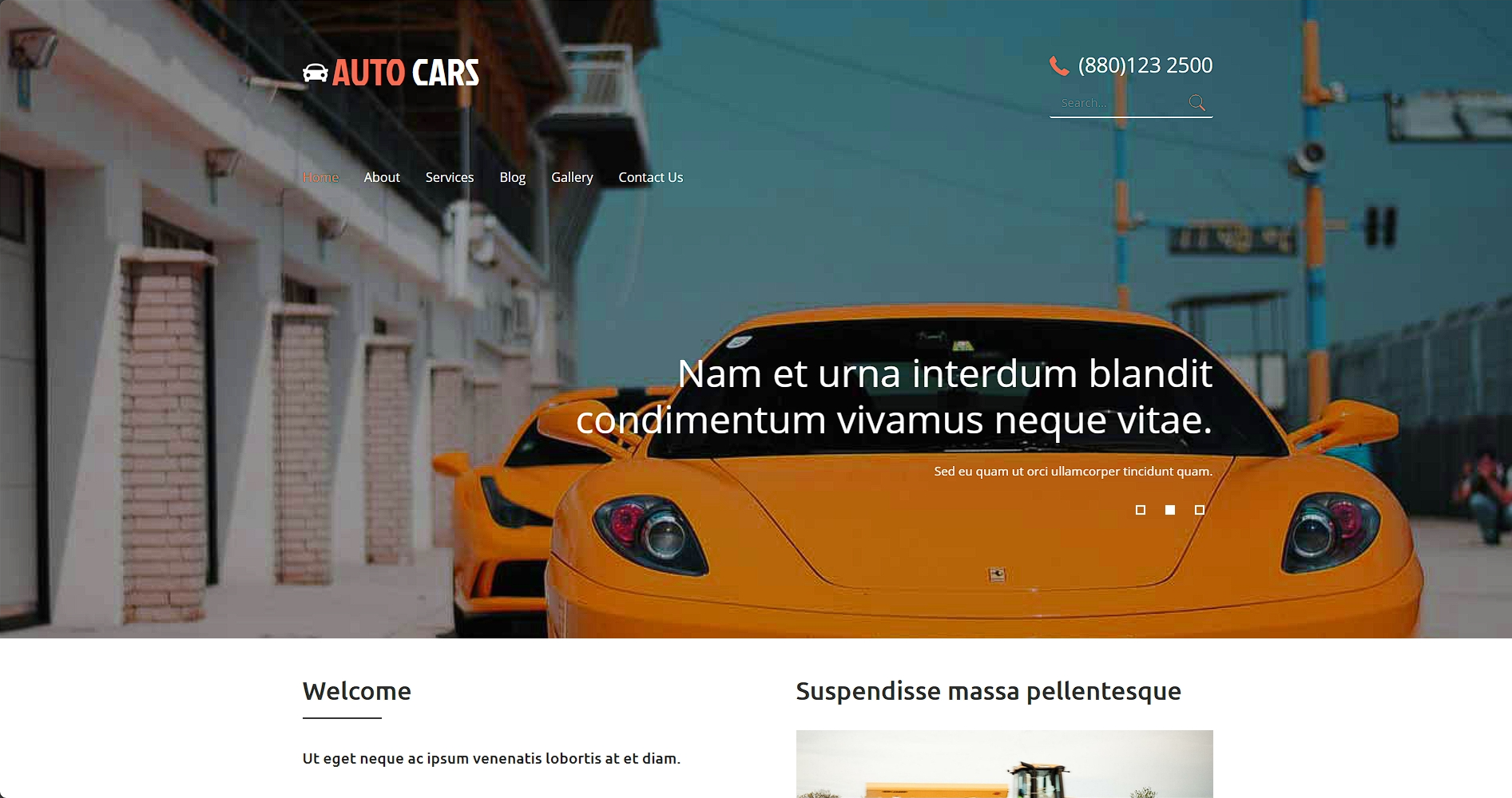 汽车检修服务响应式网站模板-柒伍零丨网络资源社区